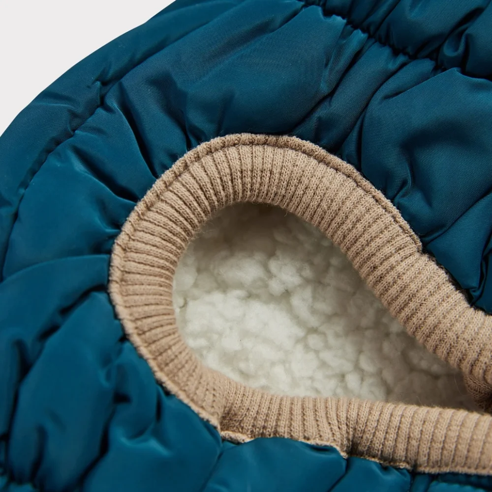GF Pet Elasto-fit Nordic Dog Parka, Teal, Small